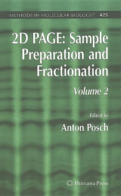 2D Page: Sample Preparation And Fractionation (HB)