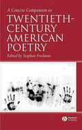 A Concise Companion To Twentieth-Century American Poetry
